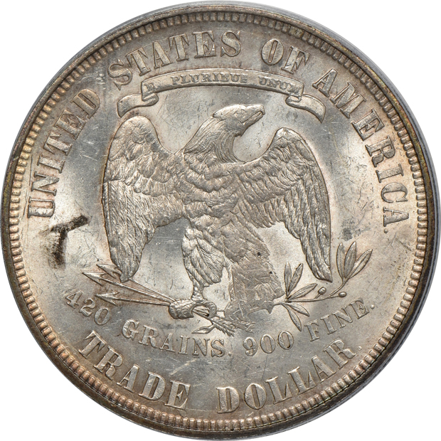 1876 Trade PCGS MS-63 (green label)