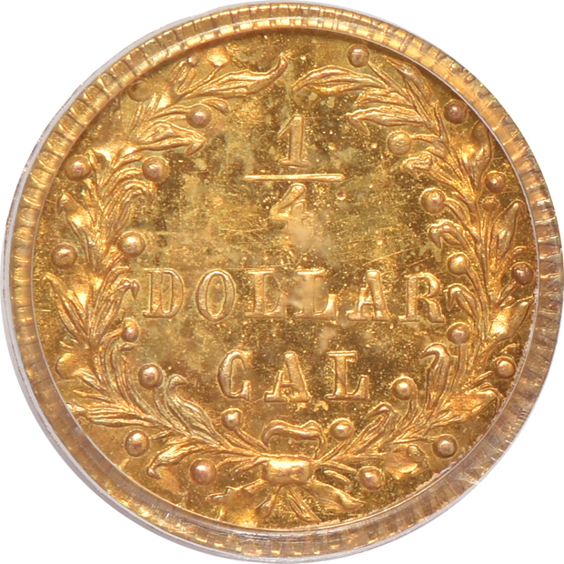 1873 round 25c BG-874 PCGS MS-64 (green label)