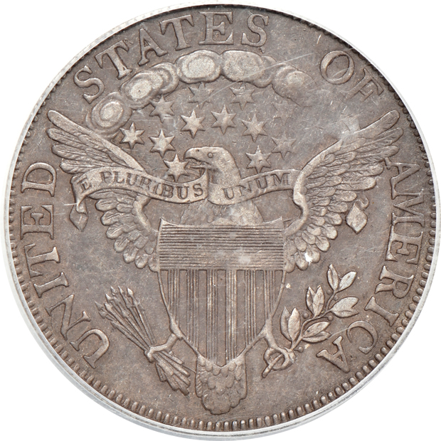 1806 Knob 6, Small Stars PCGS XF-40 [incorrect label]