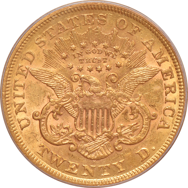 1868-S PCGS AU-55 CAC