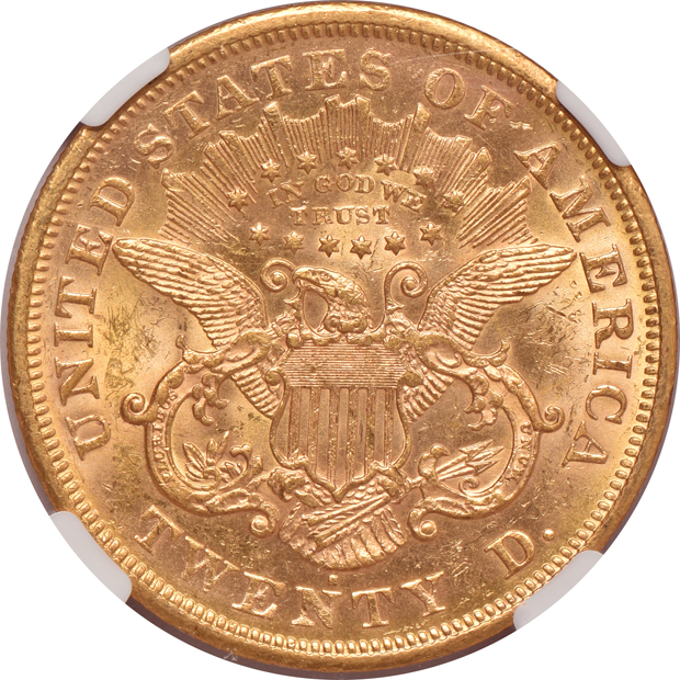1872-S NGC MS-61 CAC