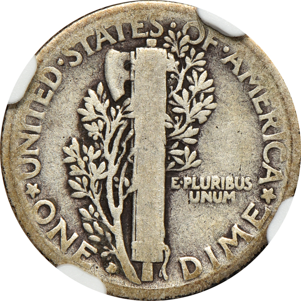 Complete collection of Mercury dimes in a Whitman folder (1916-D NGC About Good-3)
