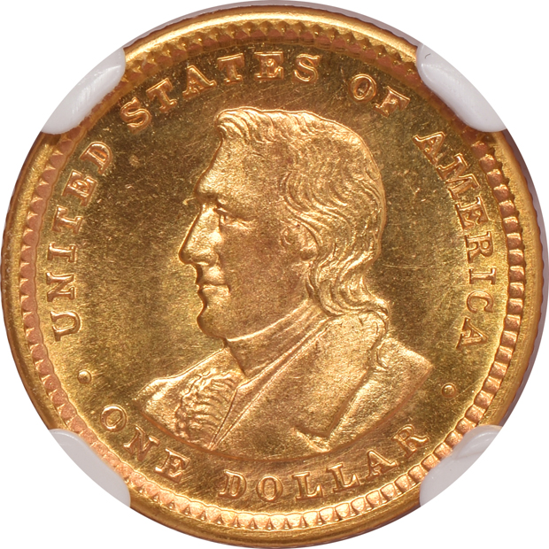 1905 $1 Lewis & Clark NGC MS-66 PL