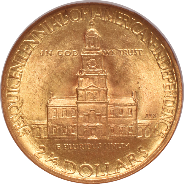 1926 $2.50 Sesquicentennial NGC MS-66