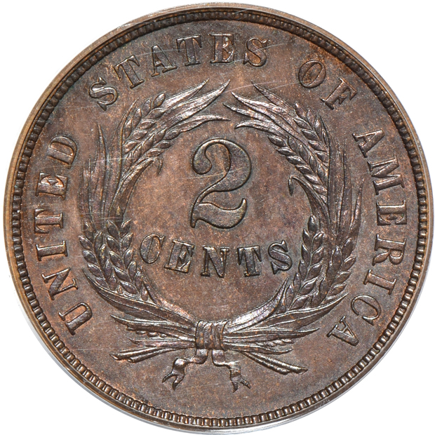1864 Small Motto PCGS PR-64BN