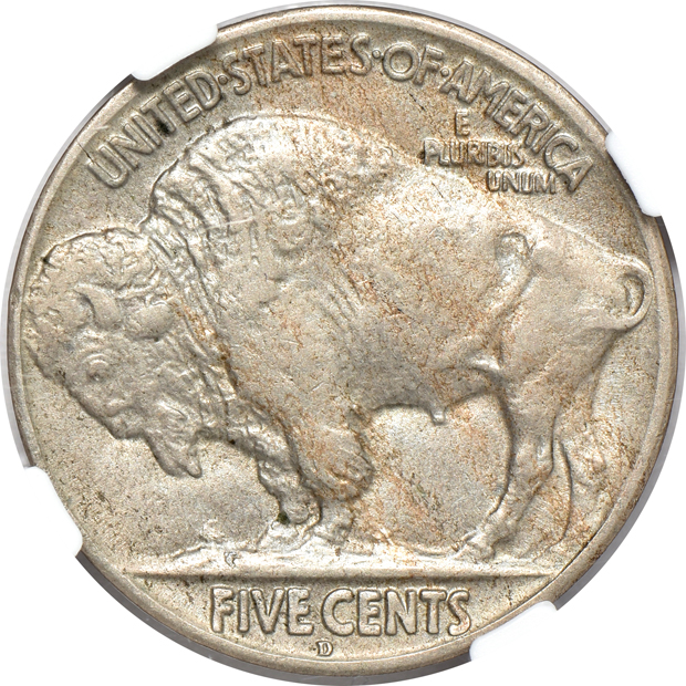 1919-D AU-58, 1924-D XF-45, and a 1925-S AU-55, all NGC
