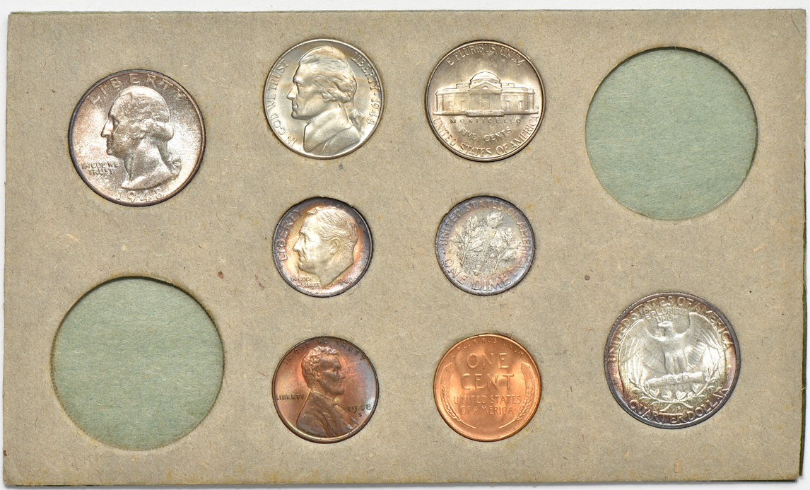 1948 Mint Set, OGP (missing outer envelope) 