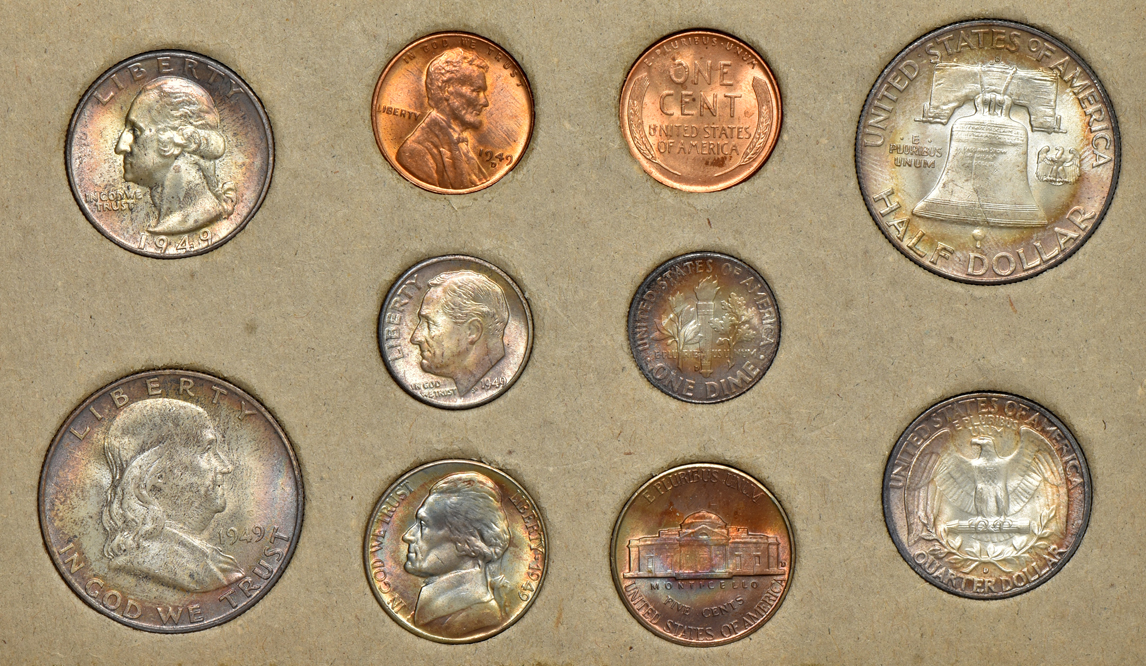 1949 Mint Set, OGP