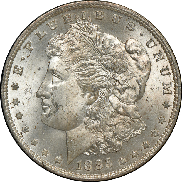 Five New Orleans Mint GSA Morgan silver dollars
