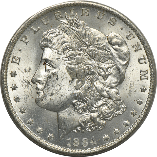 Five New Orleans Mint GSA Morgan silver dollars