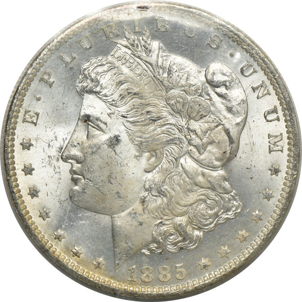Five New Orleans Mint GSA Morgan silver dollars