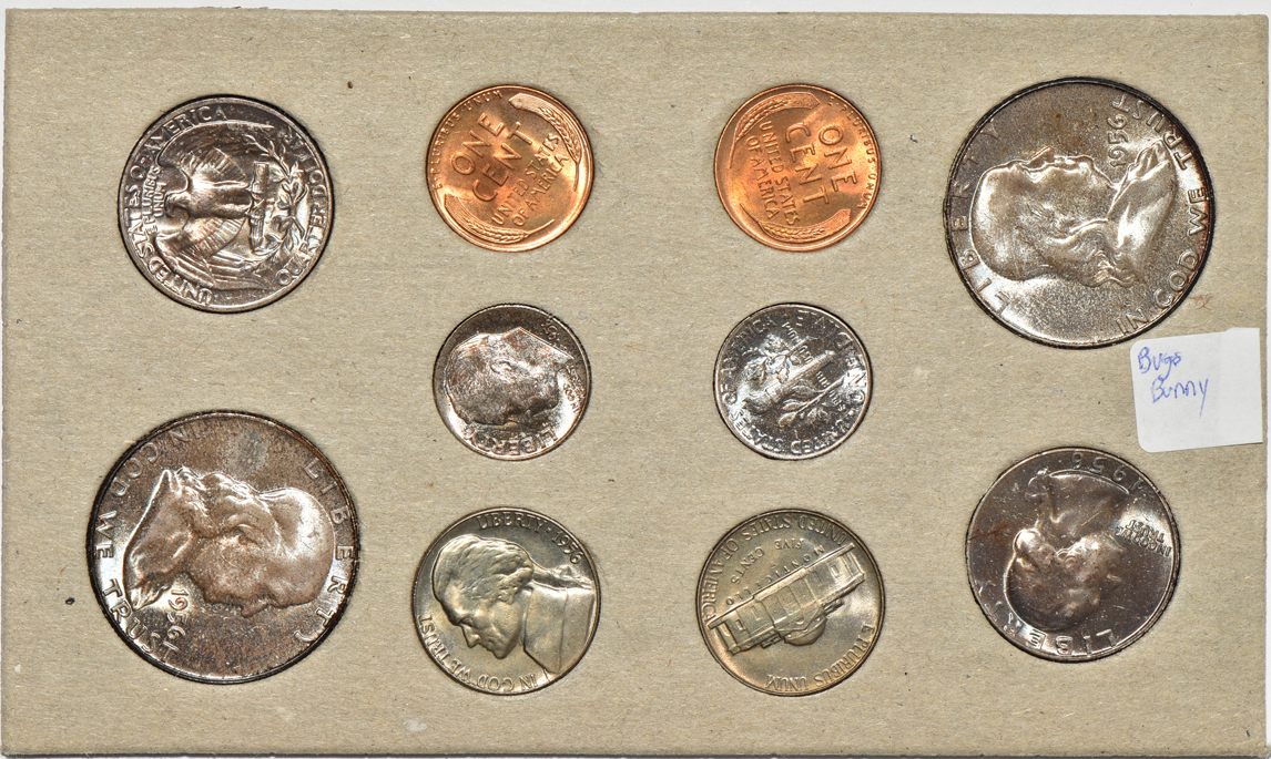 1956 and Two 1957 Mint Sets