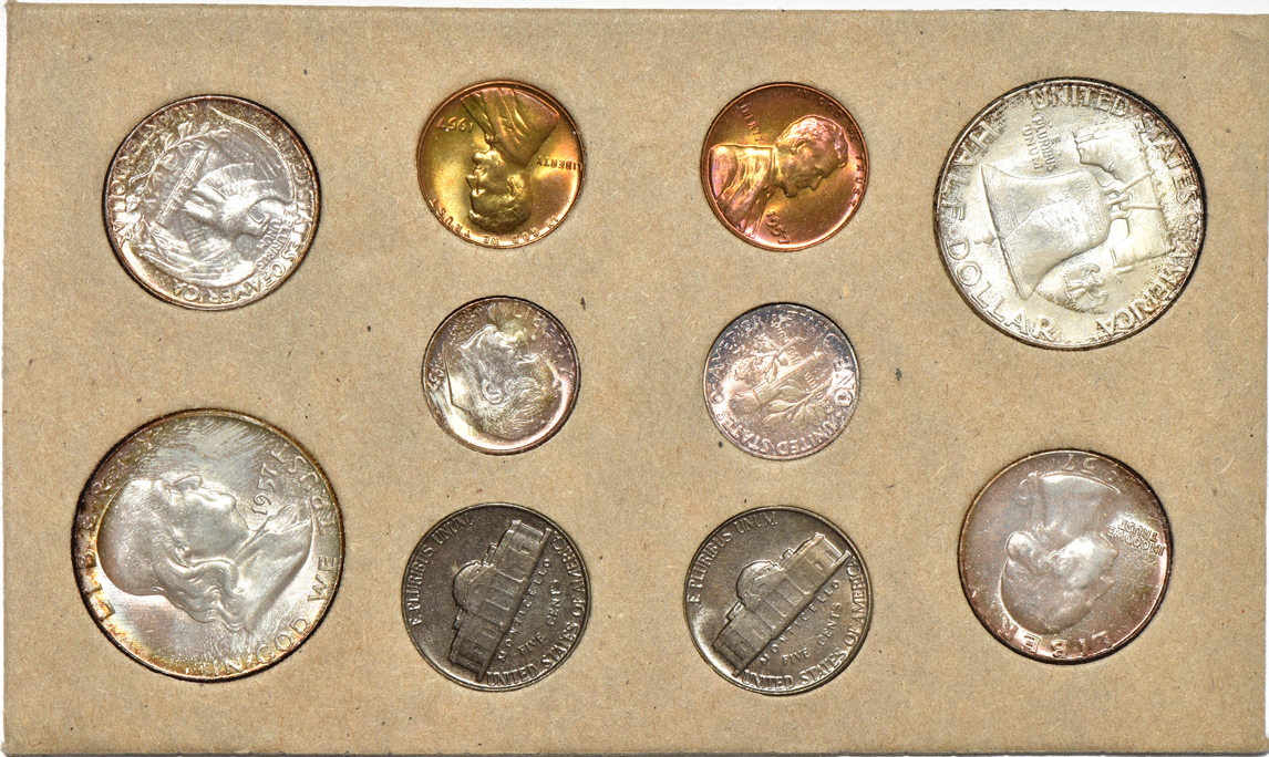 1956 and Two 1957 Mint Sets