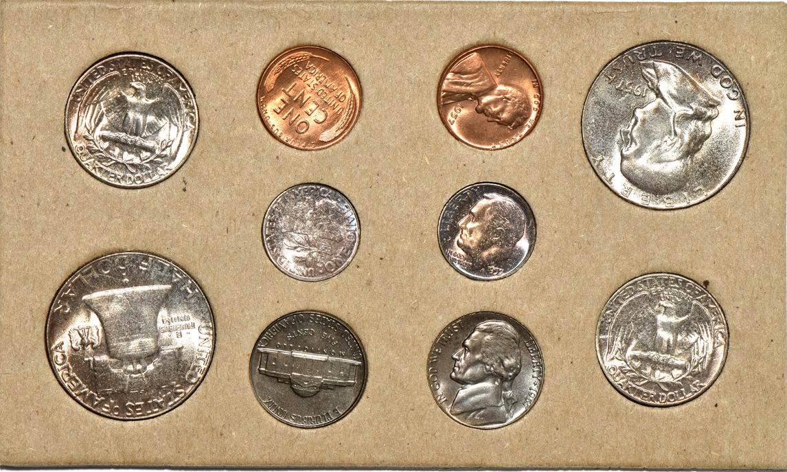 1956 and Two 1957 Mint Sets