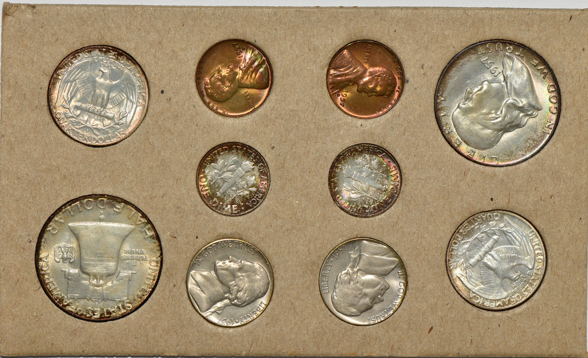Three 1957 Mint Sets