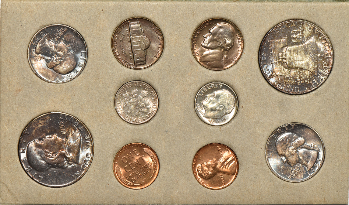 1954, 1955, and 1958 Mint Sets