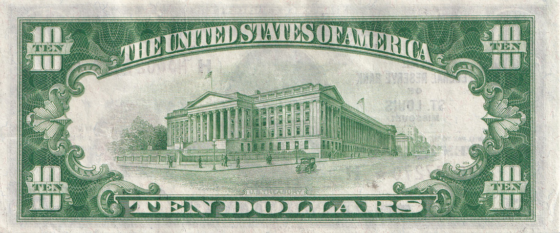 1929 $10 St. Louis Star - AU