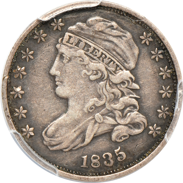 Group of five PCGS certified type coins
