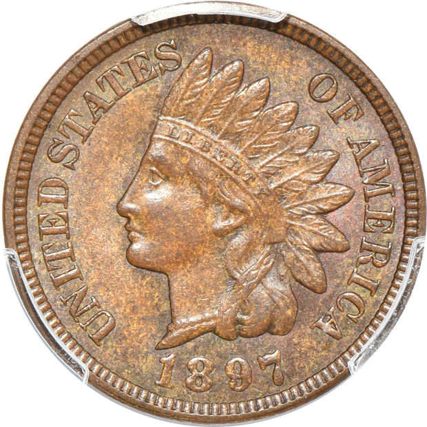 Nine PCGS certified small cents