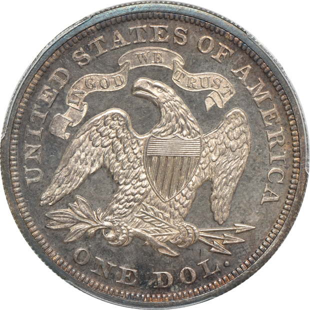 1866 Motto Eliasberg PCGS PR-66 CAC