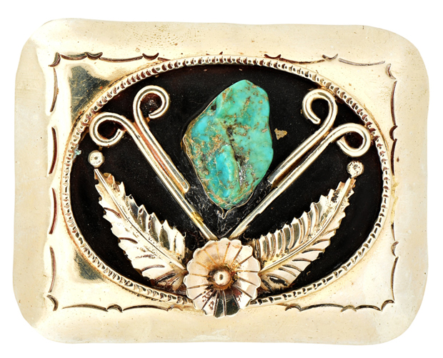 Sterling Silver Belt Buckles and Bolo Ties 
