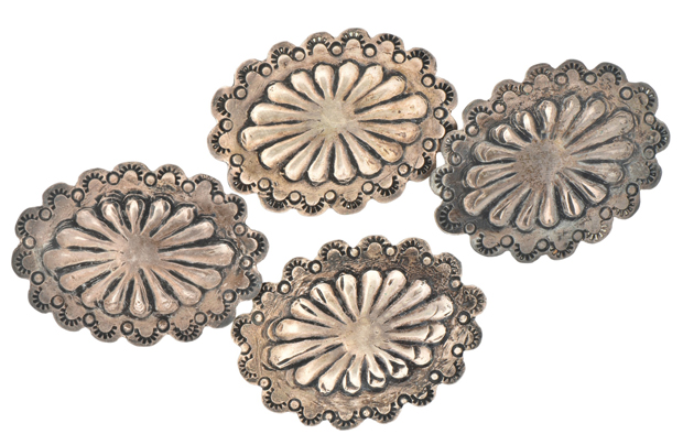 Sterling Silver Belt and Belt Decorations 