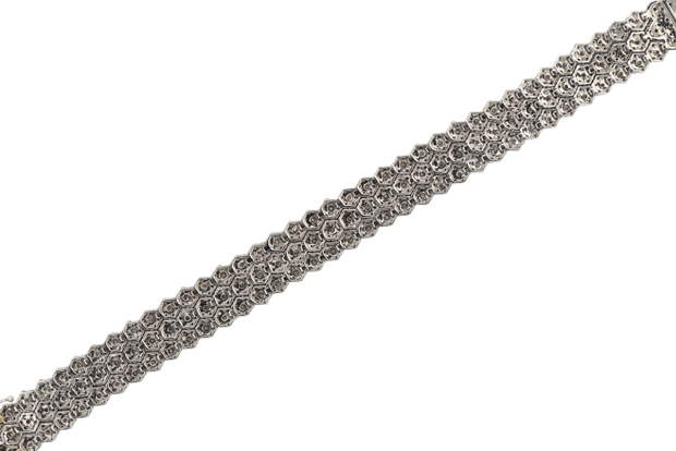 18K White Gold Diamond Bracelet 