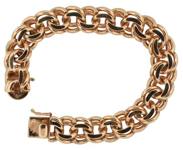 14K Yellow Gold Tiffany and Co. Charm Bracelet 