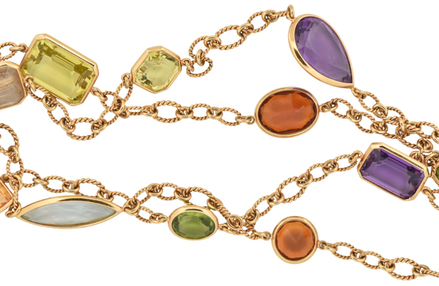 18K Yellow Gold Verdura Necklace 
