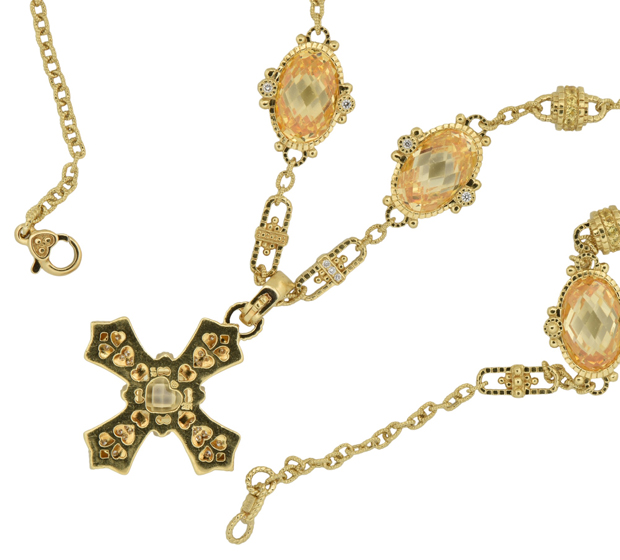 18K Yellow Gold Judith Ripka Necklace 