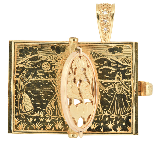 14K Yellow Gold Locket