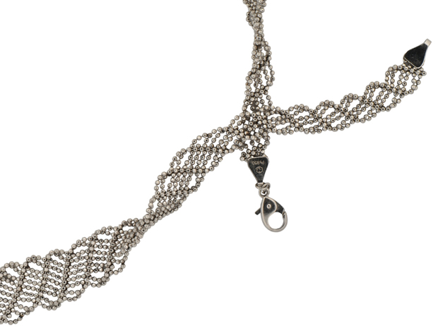 Platinum Beaded Necklace