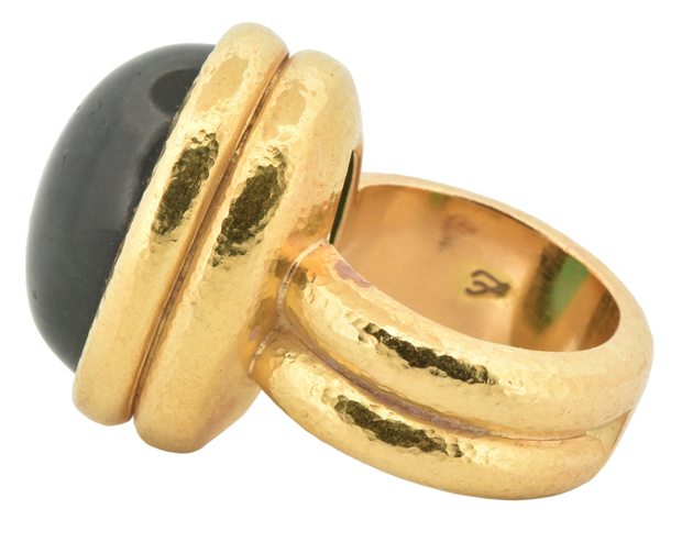 19K Yellow Gold Elizabeth Locke Ring
