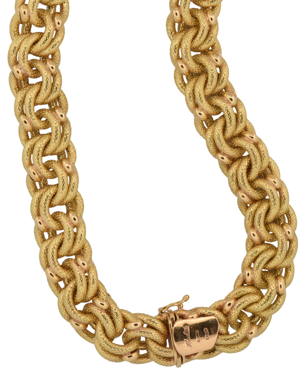 18K Yellow Gold Marchisio Necklace 