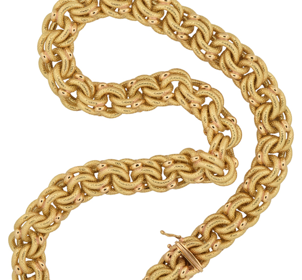 18K Yellow Gold Marchisio Necklace 