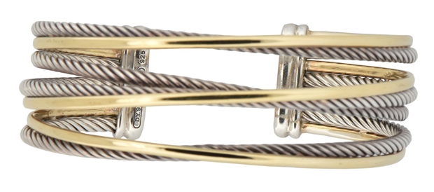 David Yurman Bracelet, Earrings and Necklace 