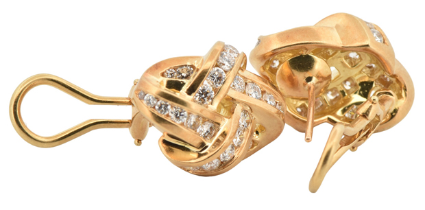 18K Yellow Gold Krypell Earrings 