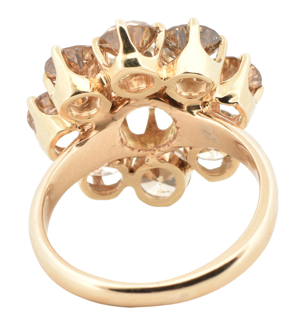 14K Yellow Gold Diamond Ring