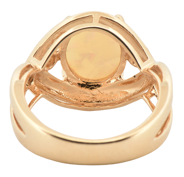 14K Yellow Gold Opal Ring