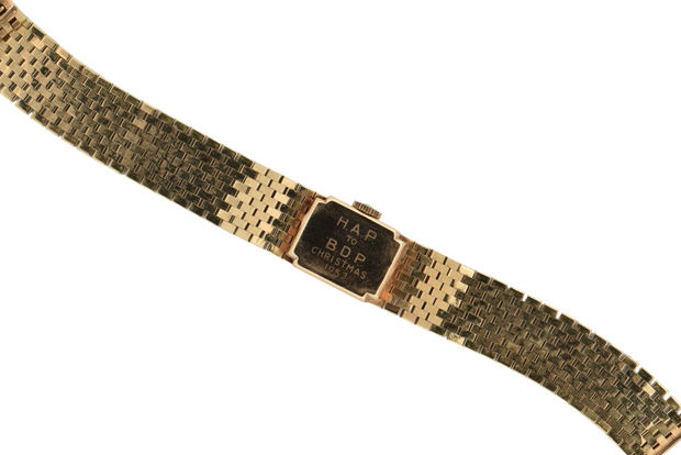 14K Yellow Gold Ladies Peacock Watch
