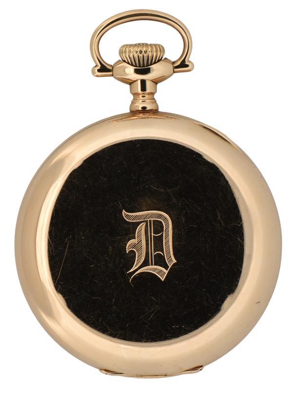 14K Yellow Gold Waltham Pocket Watch 