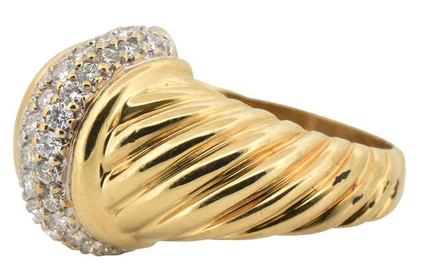 18K Yellow Gold David Yurman Ring