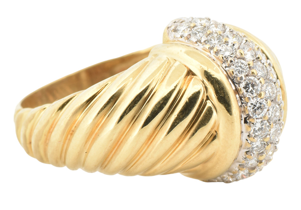 18K Yellow Gold David Yurman Ring