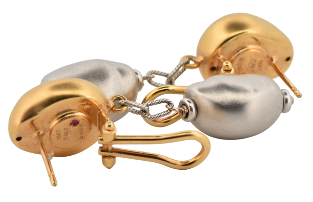 18K Two-Tone Roberto Coin Earrings