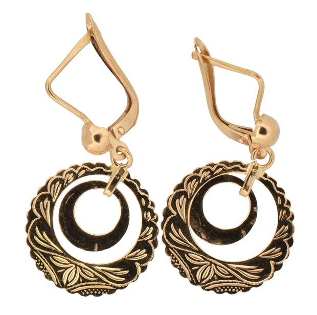 18K Yellow Gold Earrings