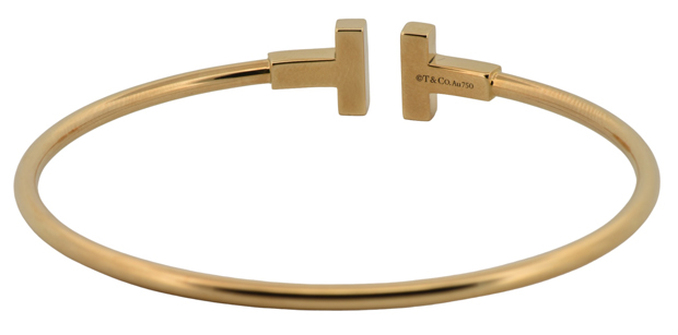 18K Yellow Gold Tiffany and Co. Bangle 