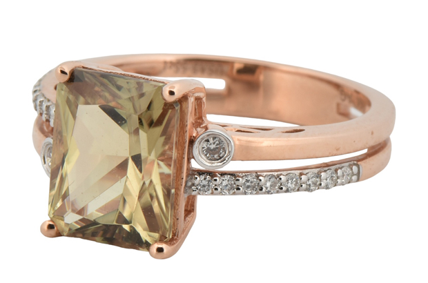 14K Rose Gold Zultanite Ring