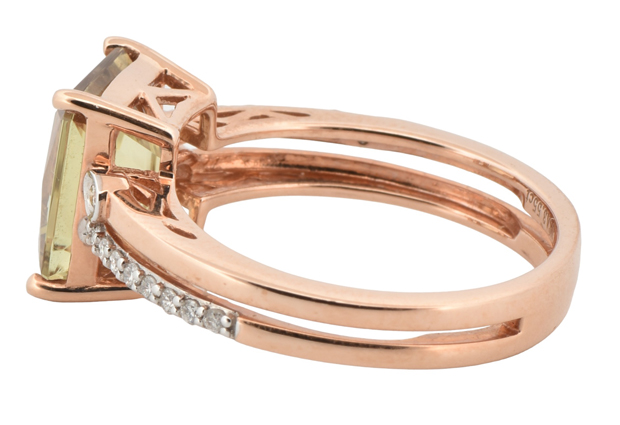 14K Rose Gold Zultanite Ring