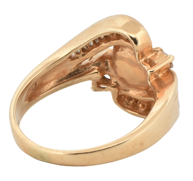 14K Yellow Gold Pearl Ring