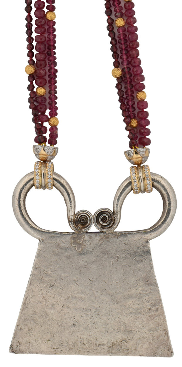 18K Yellow Gold Beaded Pamela Huizenga Necklace